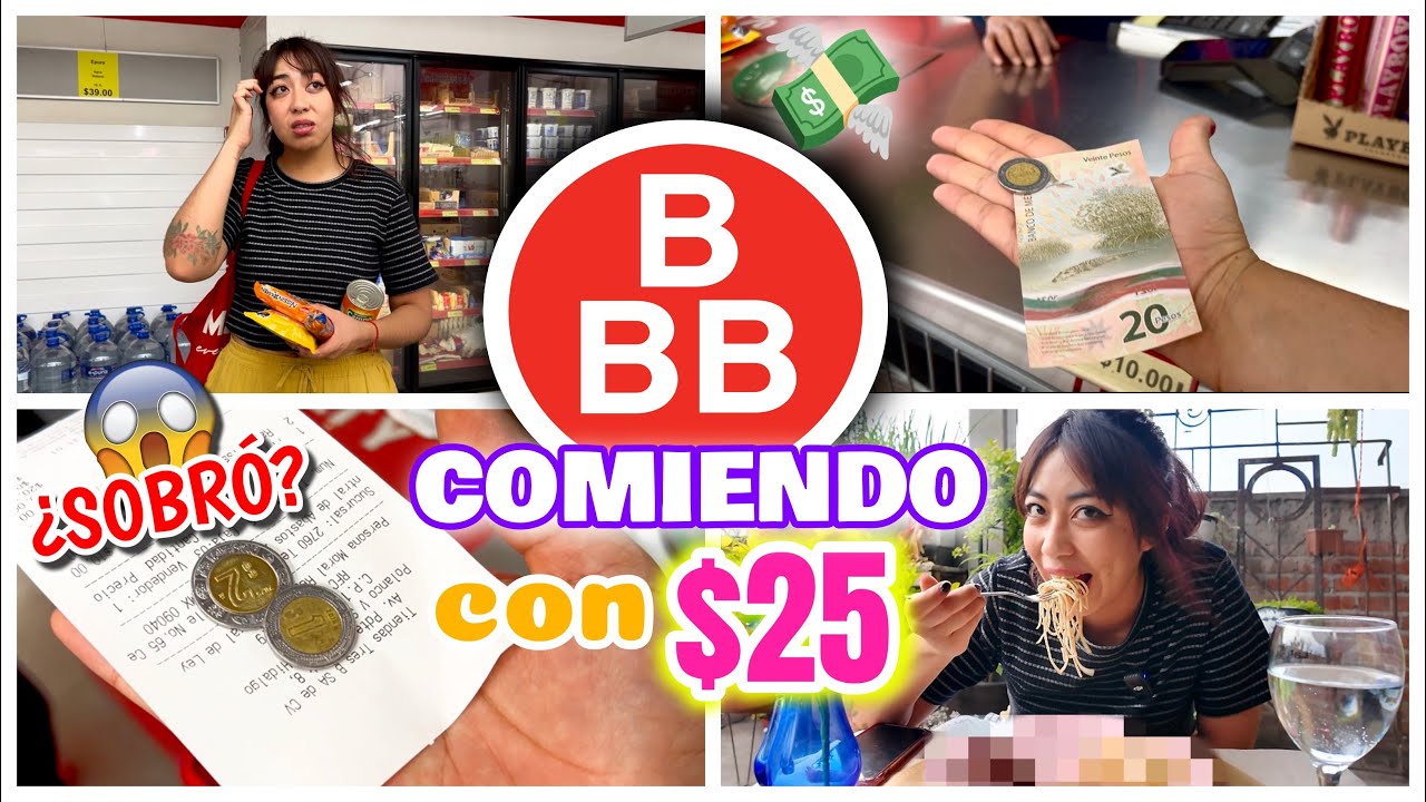 🛒UN DÍA COMIENDO CON $25 EN TIENDAS 3B😱 ¡ME SOBRÓ CAMBIÓ! | CARITO DE CHILL