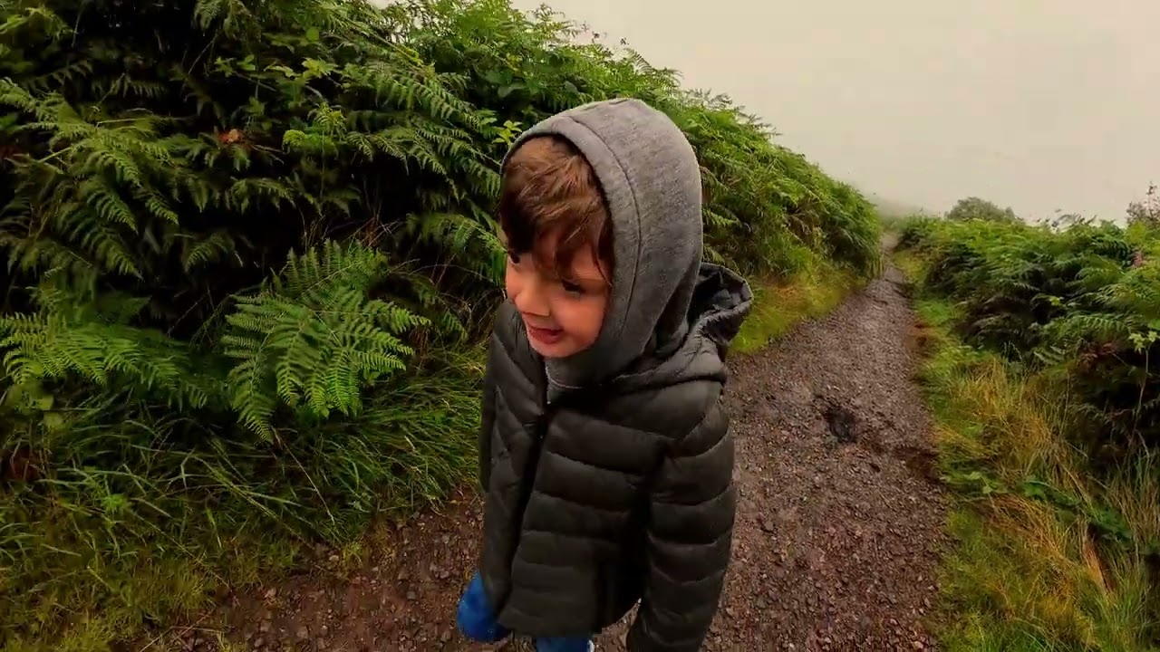 Rainy Day Walk Up Caerphilly Mountain