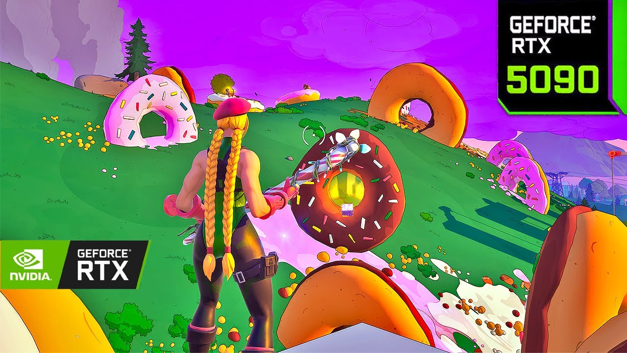 Fortnite *NEW* SIMPSONS SEASON is INSANE | RTX 5090 4K MAX Settings + RTX ON #fortnite
