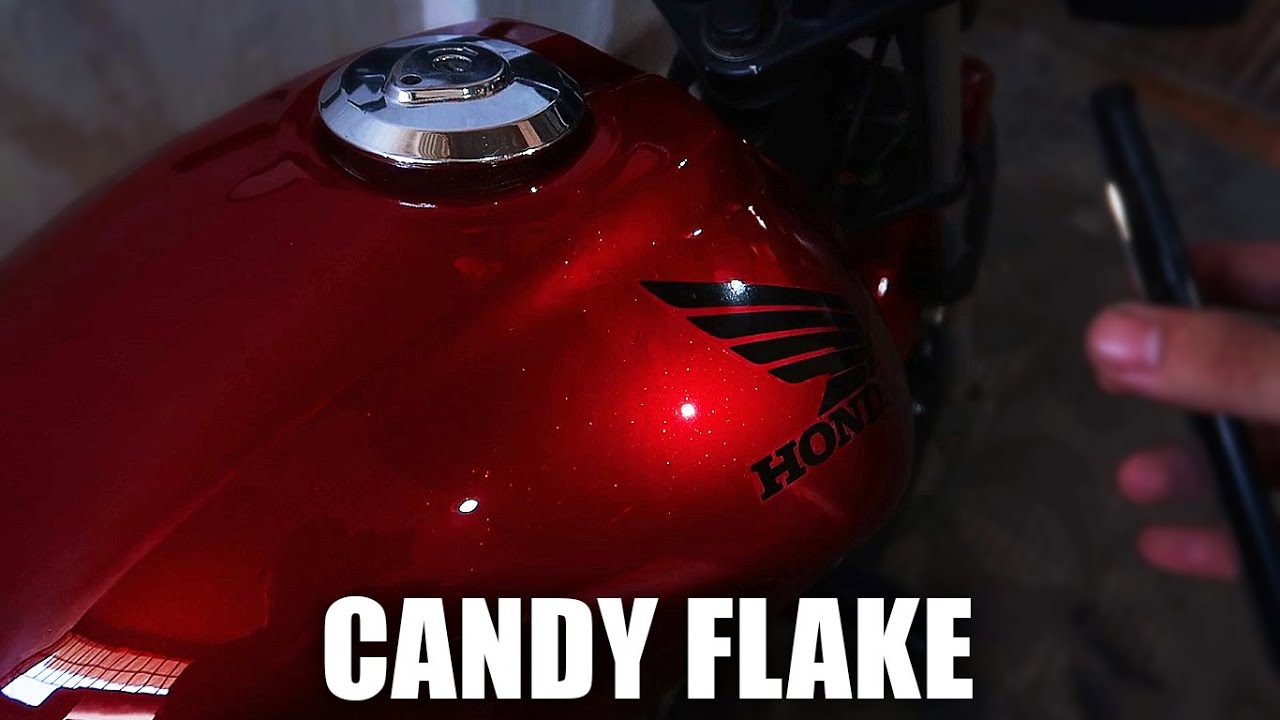 COMO FAZER PINTURA VERMELHO CANDY FLAKE - FAN 125 DO MEU PAI