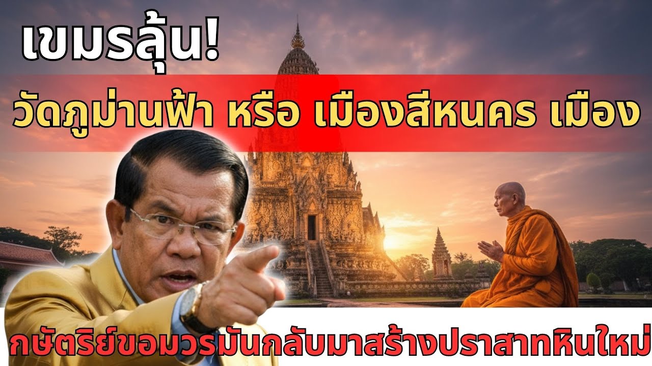 เขมรเดือด! UNESCO ไม่รับคำร้อง กล่าวหาไทยก๊อป “นครวัด” เปิดความจริง “วัดภูม่านฟ้า” จากปากหลวงพ่อแดง