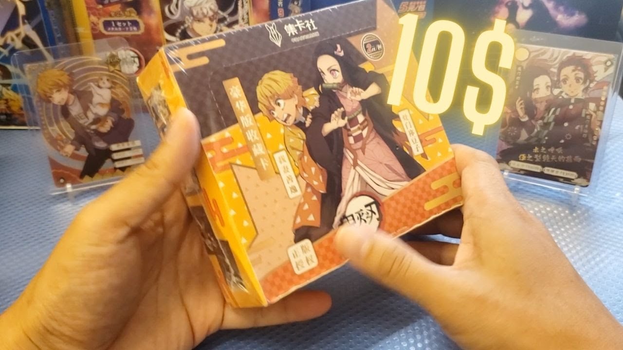DEMON SLAYER CARD FUN BOOSTER BOX PRODUCT REVIEW