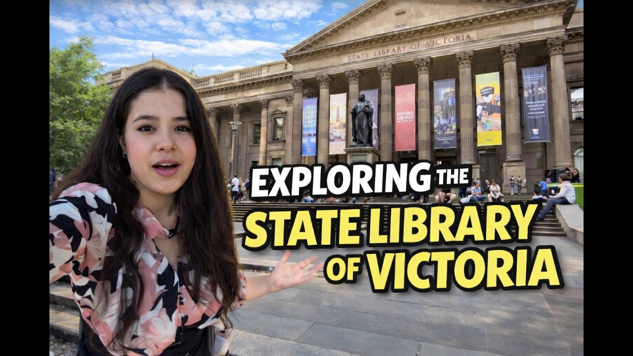 Inside the State Library of Victoria | Melbourne City Vlog | Australia