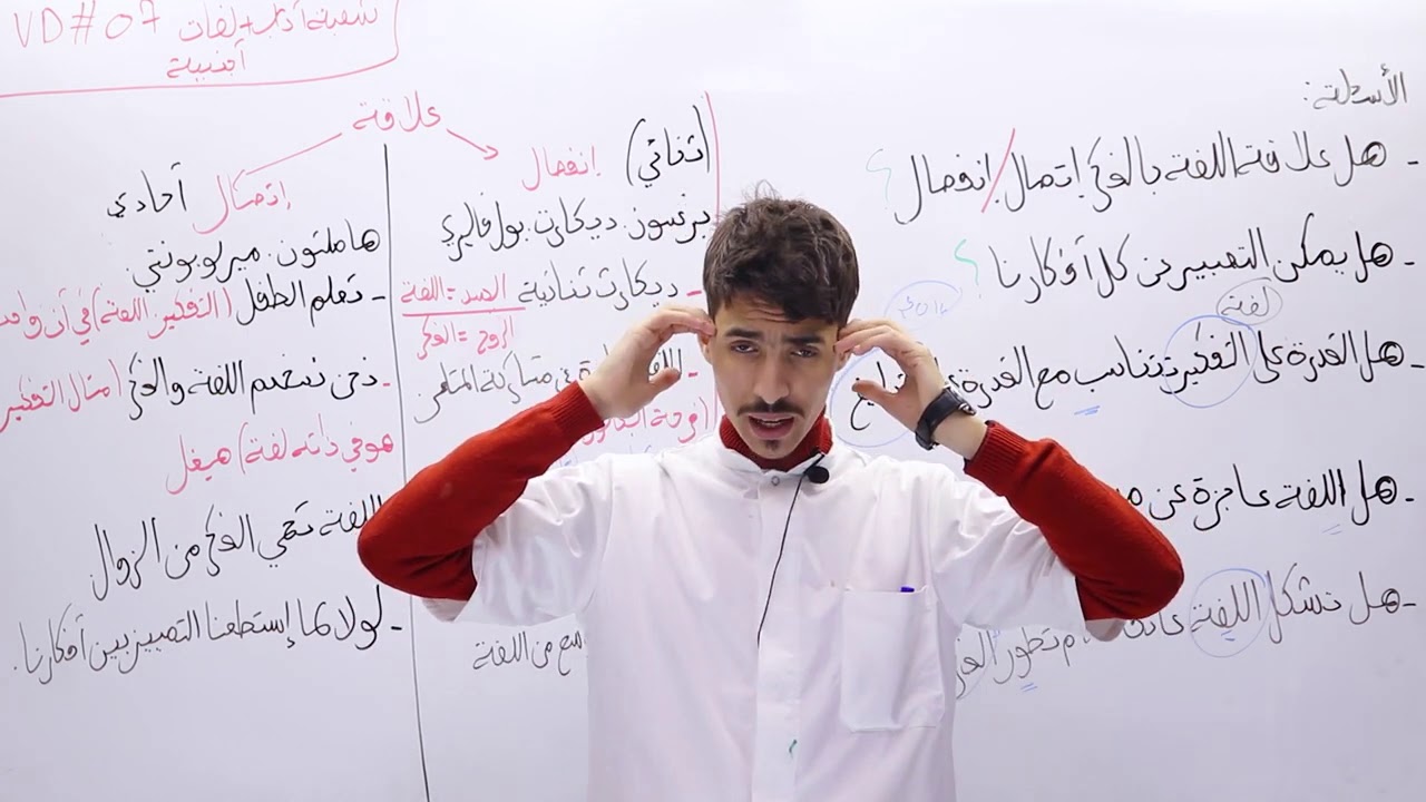 07#_الفلسفة_شعبة اداب و فلسفة + لغات اجنبية _اللغة و الفكر