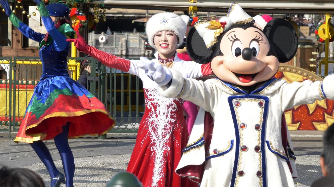 【ディズニーシー】イッツ・クリスマスタイム！　ダンサーさん中心　リド座り見中央左　ミラーレス一眼編　2019年12月
