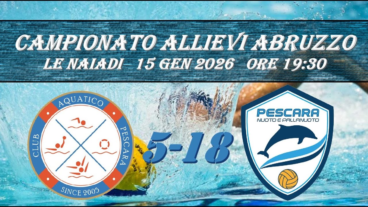 CLUB AQUATICO PESCARA - PESCARA PALLANUOTO   5-18