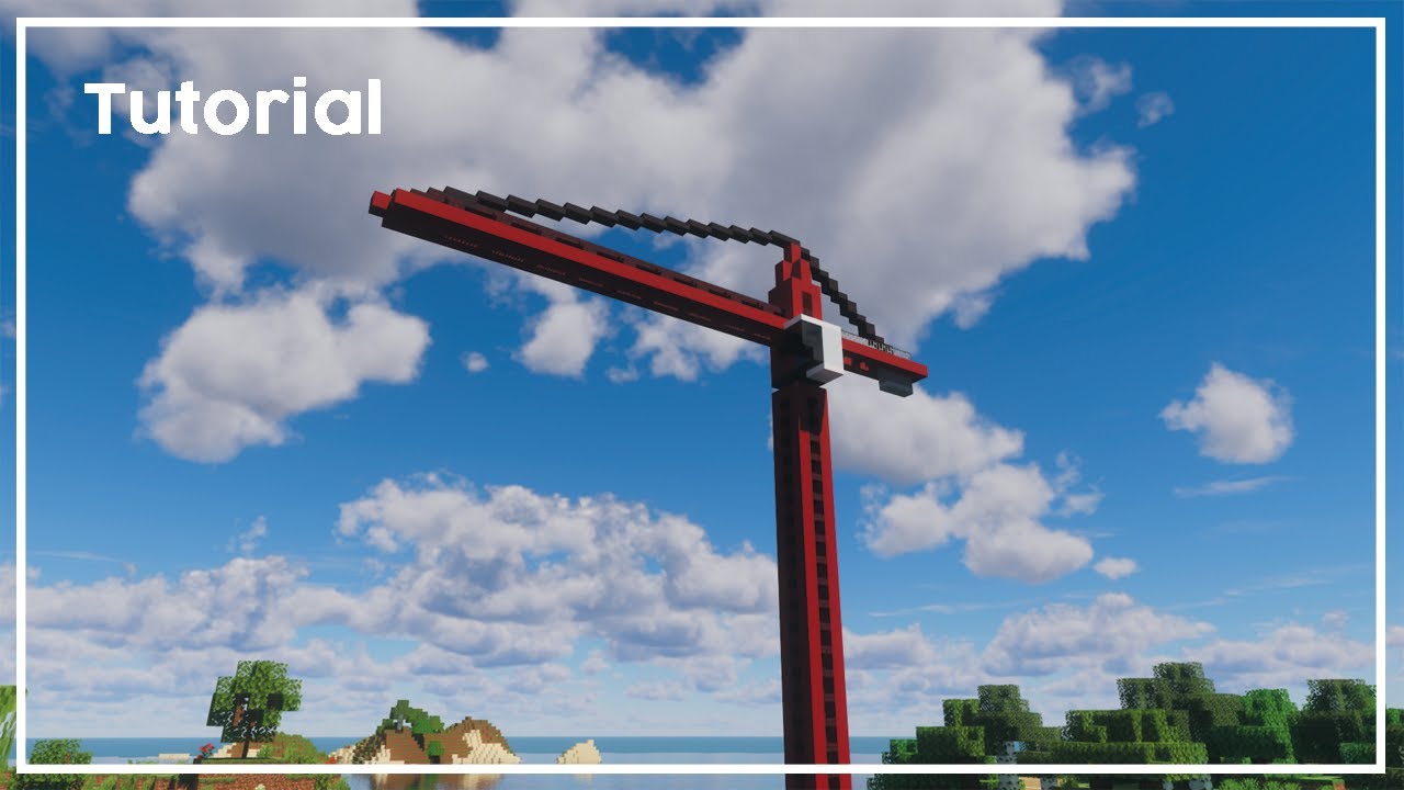 How to make a crane [Minecraft Tutorial]