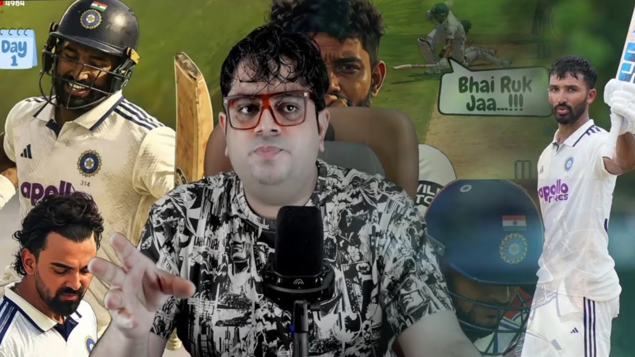 Padikkal 131 🔥Jaiswal Run Out, गलती किसकी? 😱 India v/s Sri Lanka 1st Test Day 1 Match 2026
