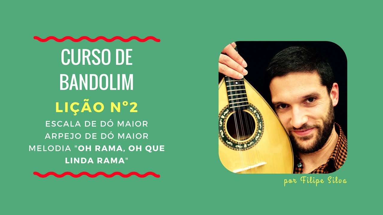 Curso de Bandolim - Lição nº2 - Escala de Dó Maior, arpejo de Dó Maior e melodia 