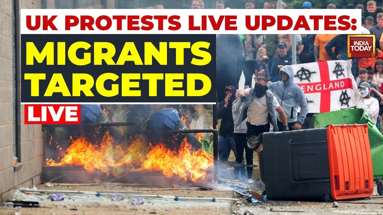 UK Riots LIVE: Rioters Attack Police, Damage Public Property In Plymouth LIVE Updates | India Today