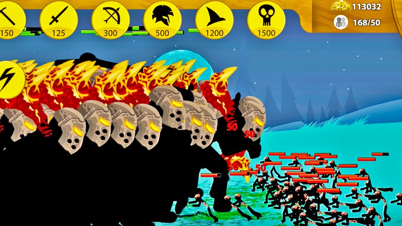 ⚡ Griffons vs Zombies Night 100 ⚡ Stick war legacy | Update 2020