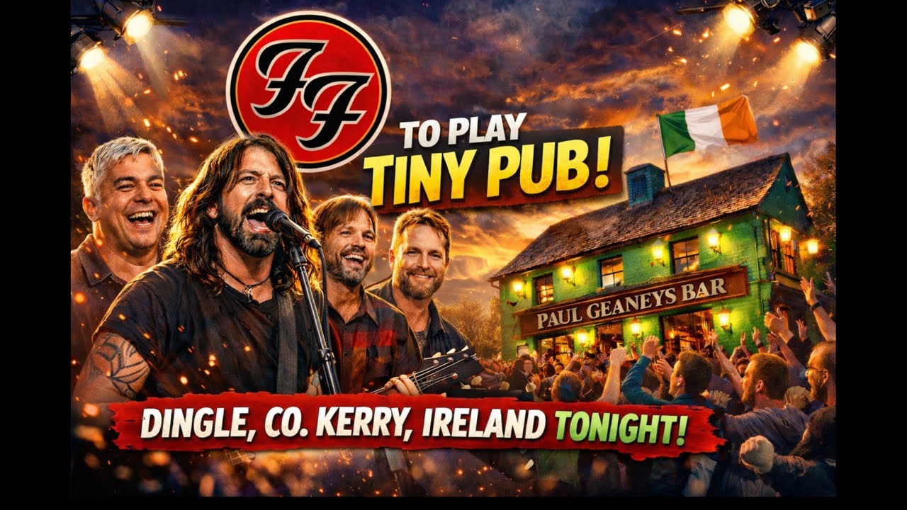 Foo Fighters Club Gig Dingle Kerry Ireland 21st Feb 2026