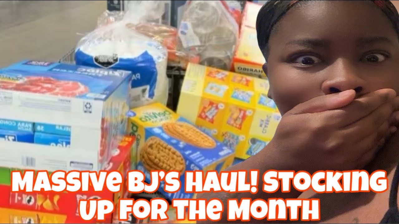 Massive BJ’s Haul! Stocking Up for the Month