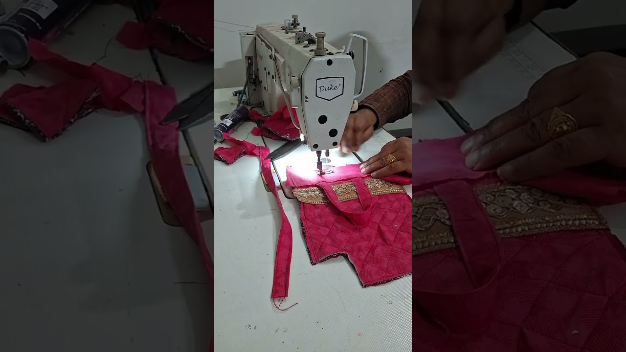 स्क्रैप कपड़े से स्टाइलिश बॉटल बैग | आसान सिलाई ट्रिक