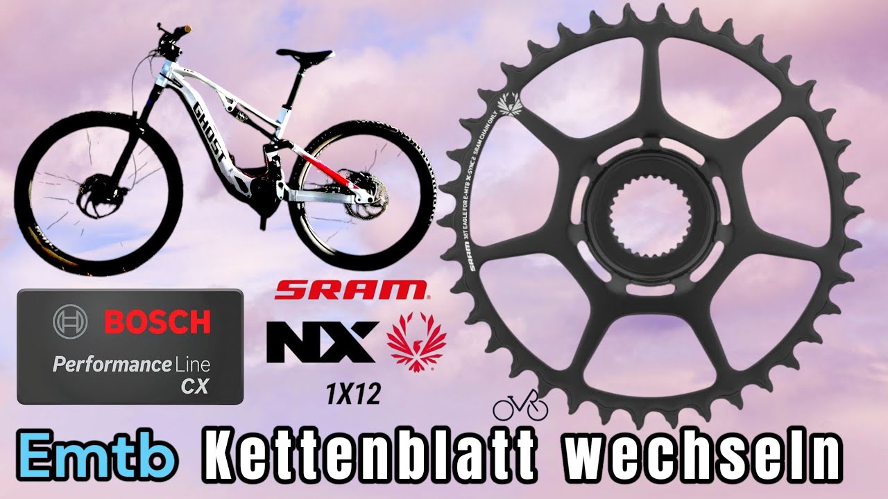 Emtb Kettenblatt wechseln - Bosch Performance CX Line Gen. 4 (SRAM EAGLE NX)