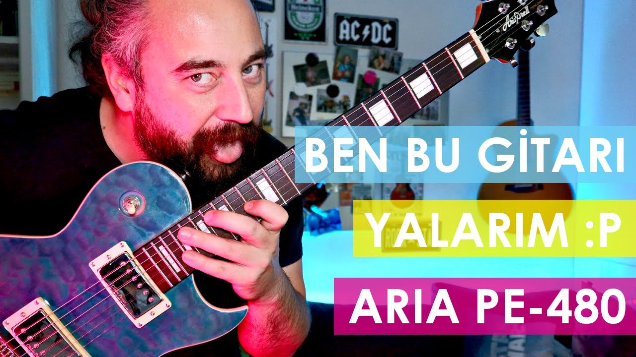 EN YAKIŞIKLI LES PAUL KASA GİTAR (Aria PE-480)