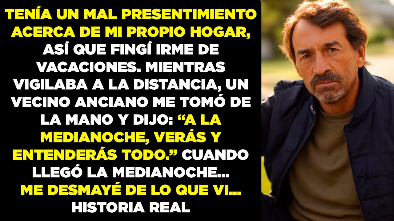 Fingí irme de vacaciones y observé mi propia casa, y lo que vi lo cambió todo...