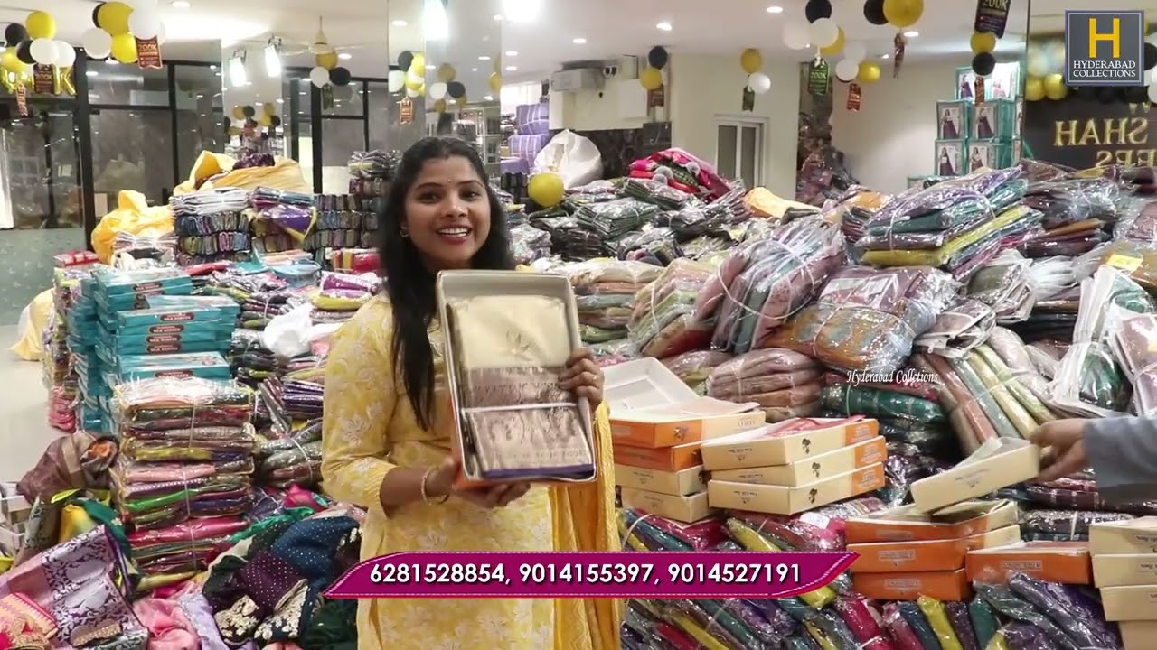 Madina Wholesale Sarees  కొత్త మోడల్ సారీస్ Lagan Shah Sarees