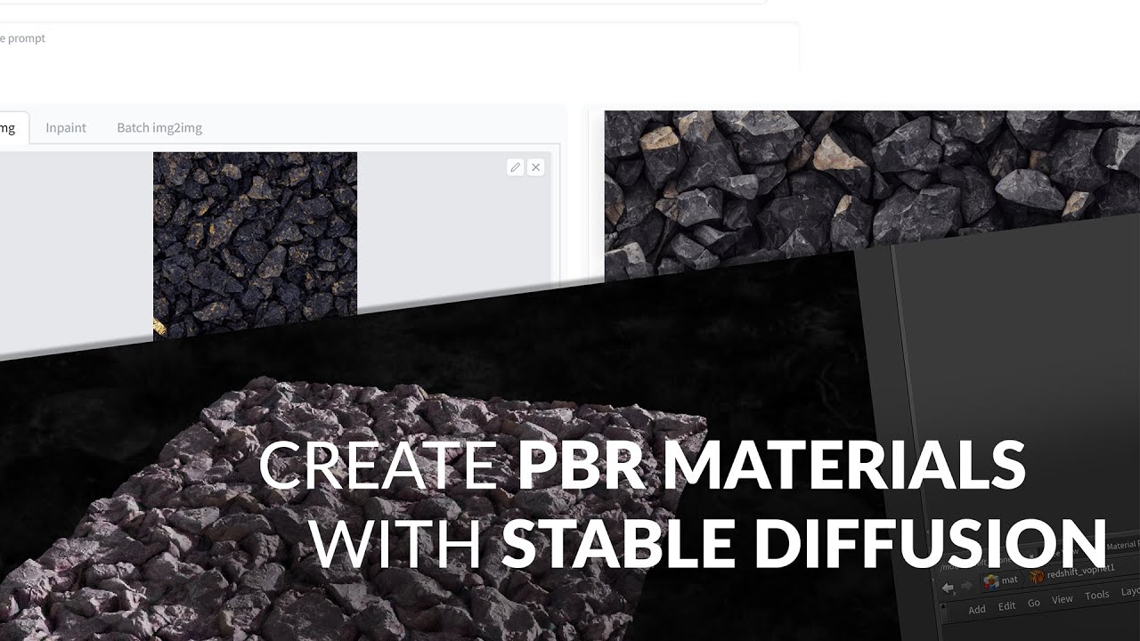 Создавайте мозаичные PBR-текстуры с помощью Stable Diffusion (AI)