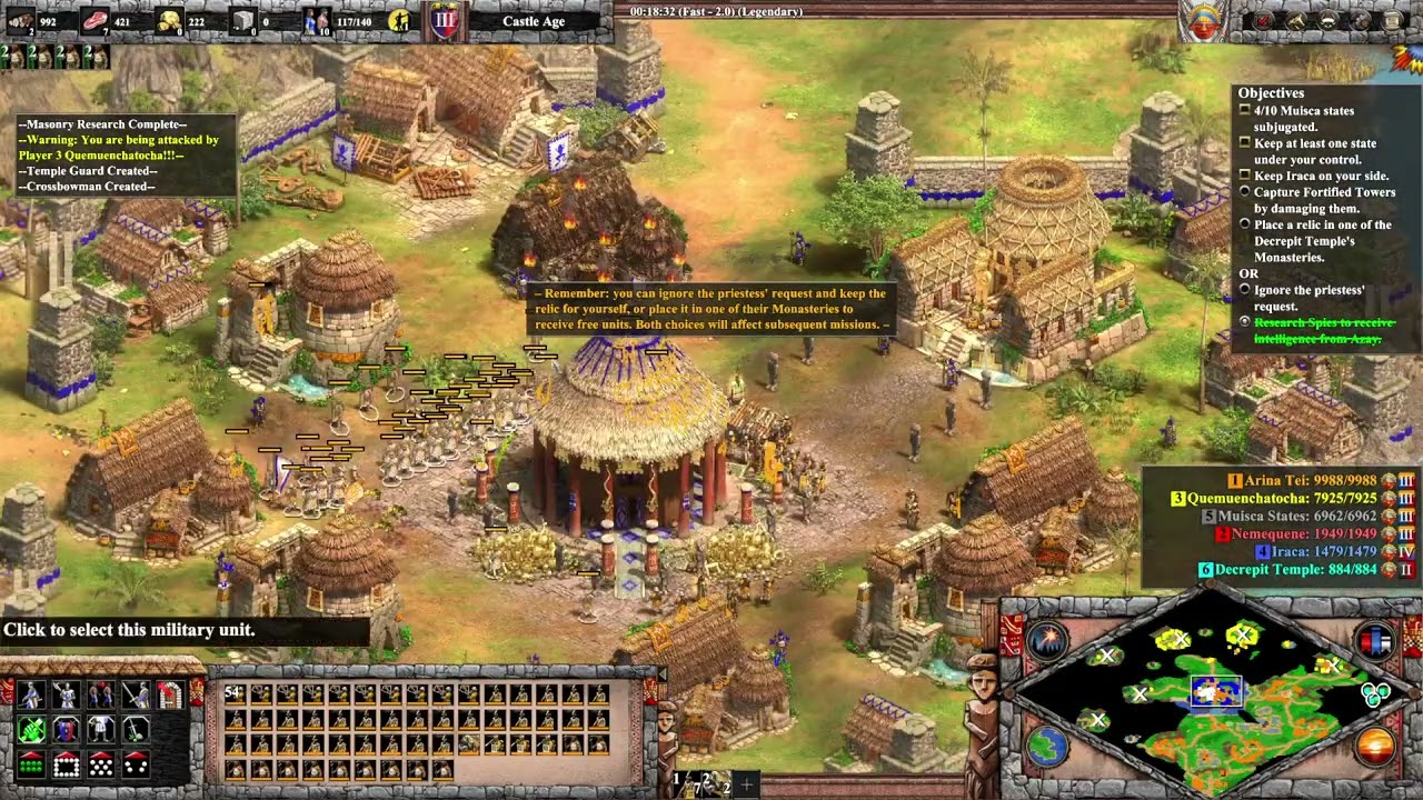 AoE2:DE - The Last Chieftains - El Dorado 2: Zipa and Zaque (Nemequene Option)