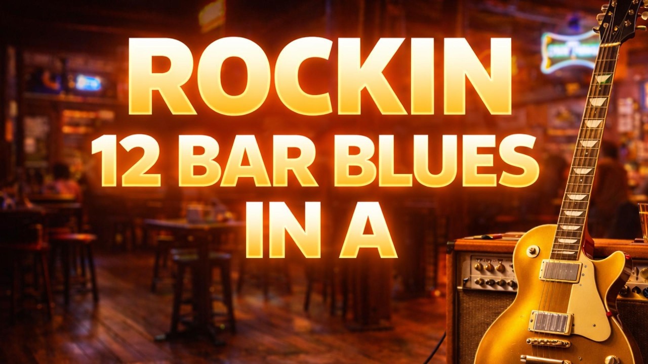 Rockin 12 Bar Blues Backing Track in A | Guitar Jam