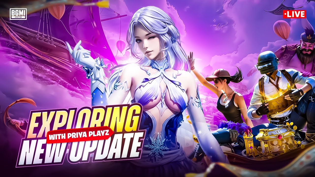 🔴EXPLORING NEW UPDATE 🥳 |  SKYHIGH SPECTACLE IS HERE! GIRL GAMER | BGMI LIVE  | #girlgamer