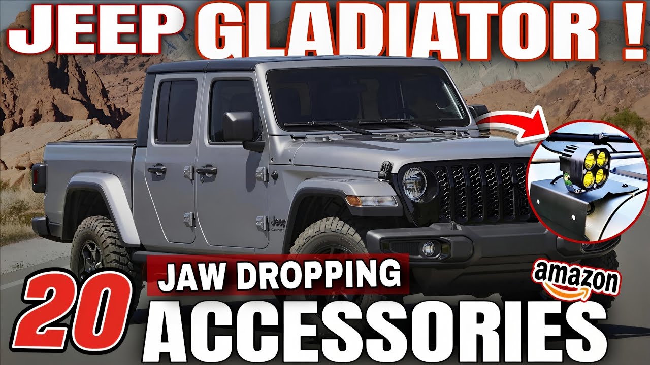 Лучшие аксессуары для Jeep Gladiator, которые можно купить на Amazon | Топ-20!