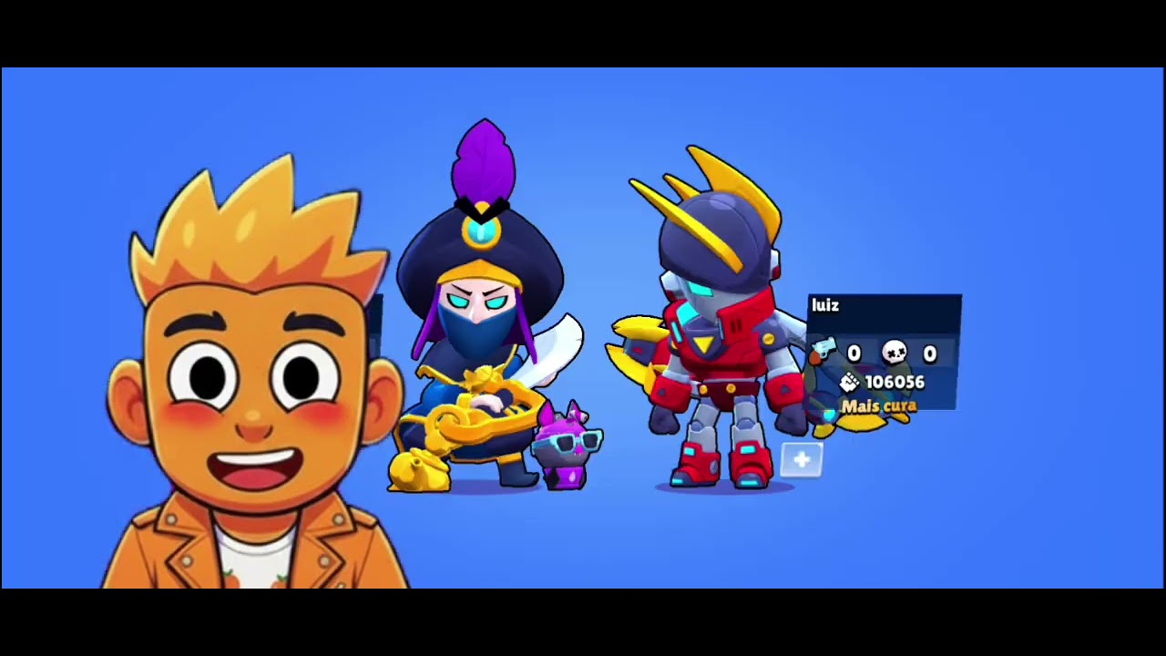 (pegando buff de hiper do mortis) mostrando brawlers quebrado que mata o cheiro e cura infinita