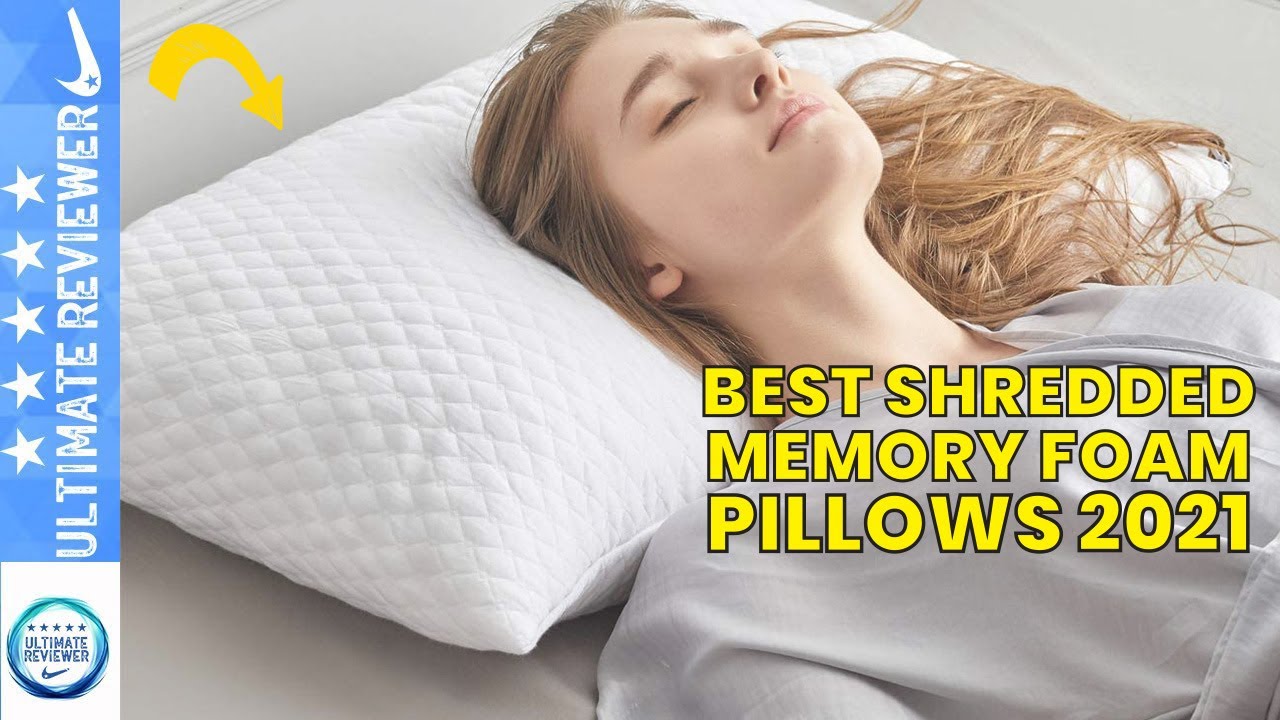 Best Shredded Memory Foam Pillows On Amazon (Buyer's Guide)