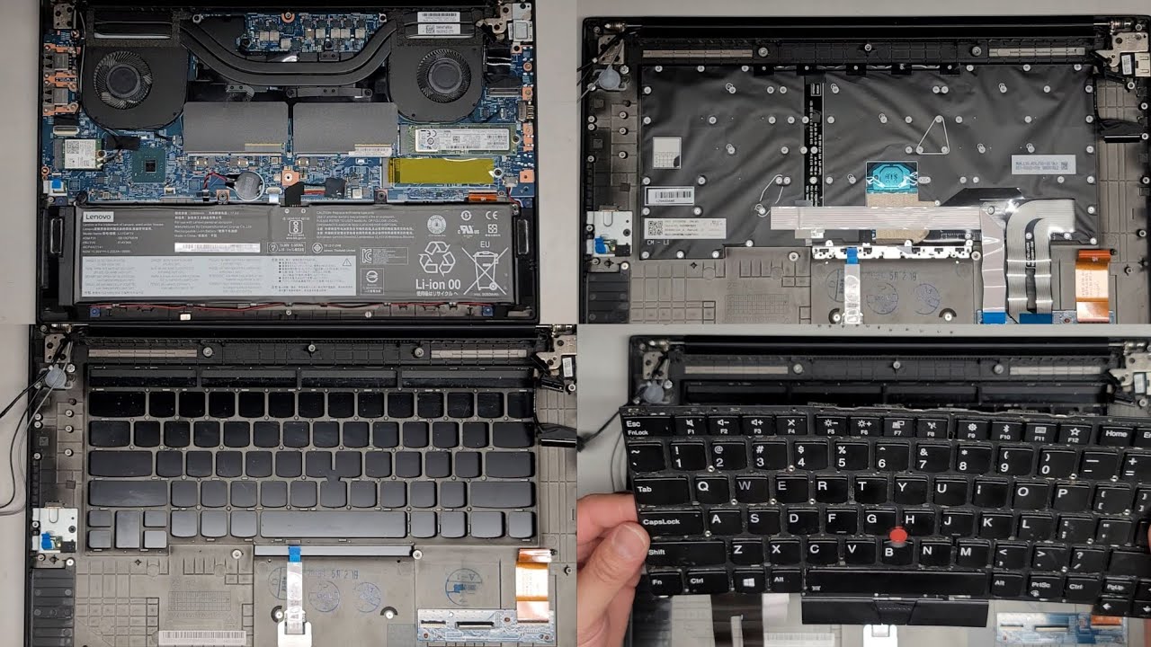 Lenovo ThinkPad P1 Disassembly RAM SSD Hard Drive Upgrade Battery Keyboard Replacement Repair