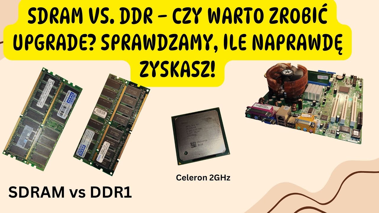 SDRAM vs DDR   Czy Upgrade Ma Sens? Testy Wydajności na Płycie P4i45GL!