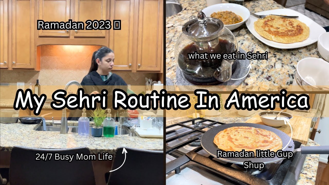 Sehri Vlog Ramadan 2023 || Ramadan in America || Busy Mom Life || Cleanin Motivation 🧡