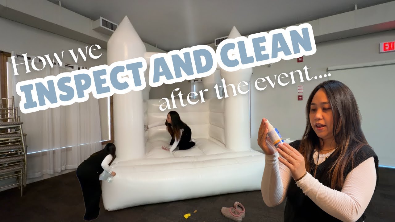 How We Inspect & Clean Our Bouncy Castles After Every Booking