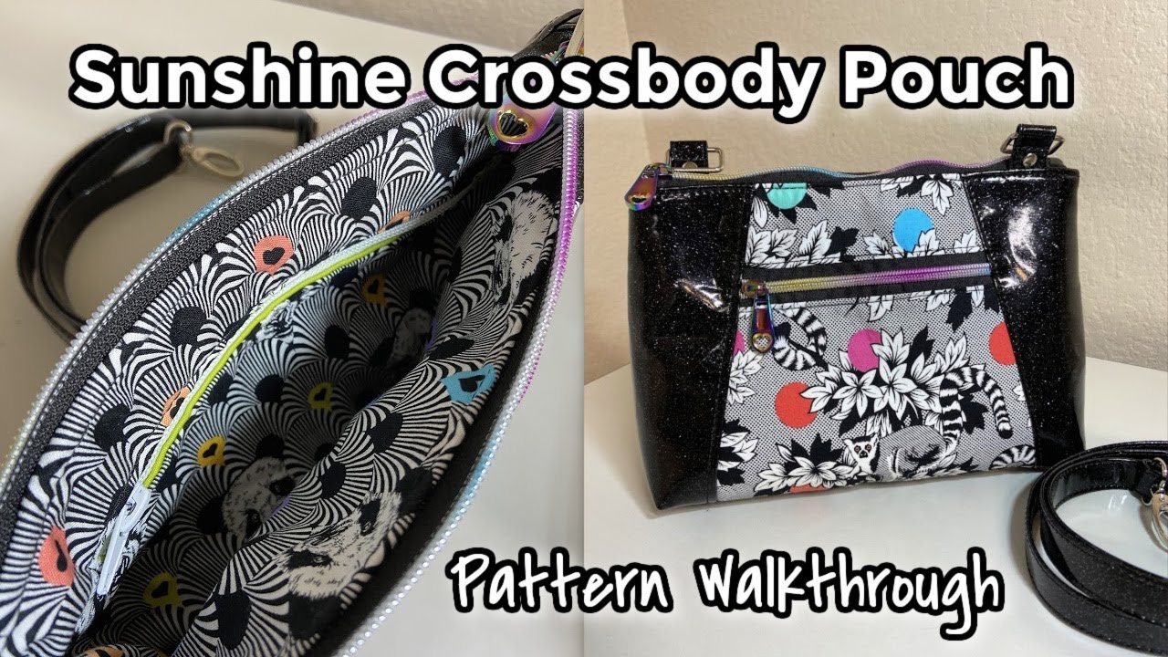 Sunshine Crossbody Pouch walkthrough | Free pattern from Bagstock Designs