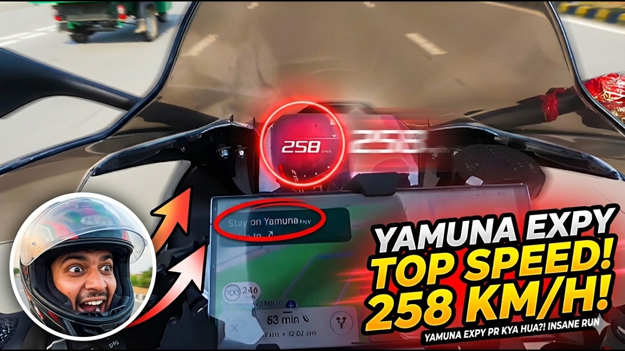 BMW ko Top Speed Tak Chalaya Yamuna Exp pae | Best Sunday Ride Ever