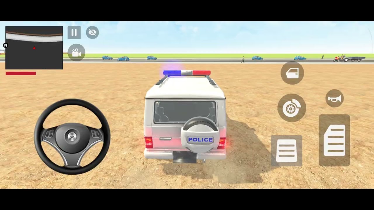 🚦Car Bike Auto police car Bolore Car gem desert bike gem Simulator collected Modified Franklin