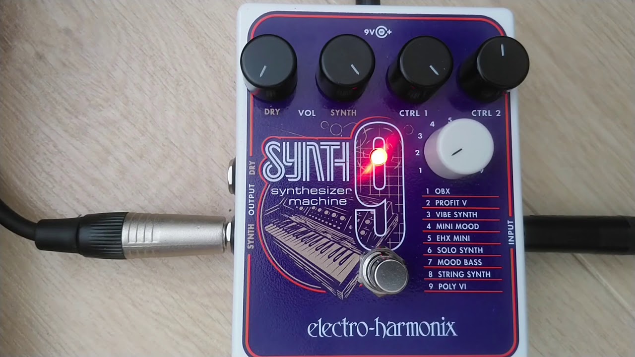 Electro Harmonix Synth 9 Guitar Synth Pedal - 80s pop songs