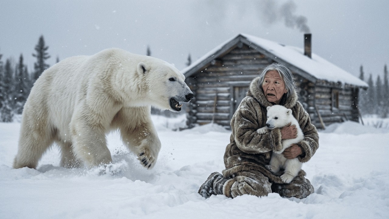 She Saved a Frozen Bear Cub… What Appeared at Her Door Shocked Everyone  Yakutia −71°C