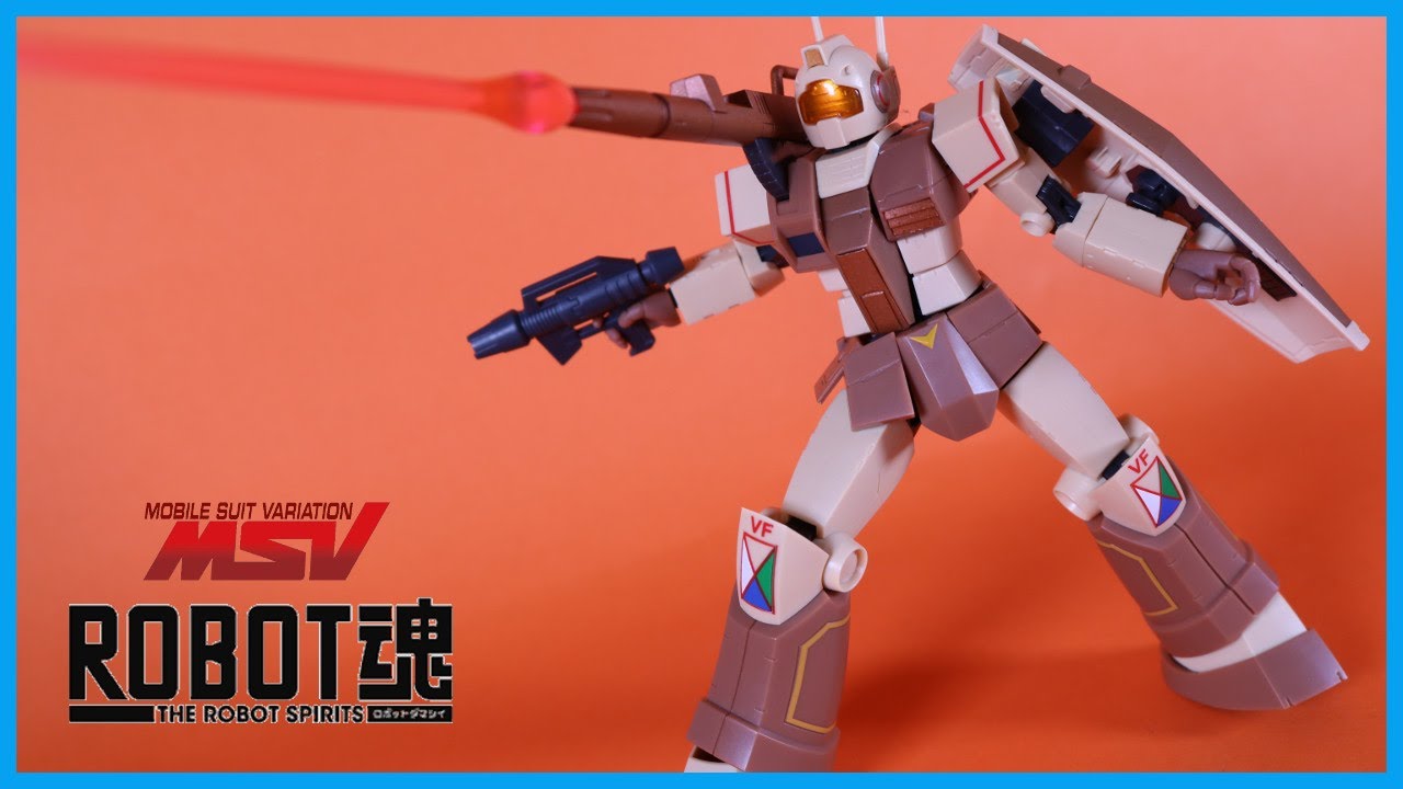 Bandai Tamashii Nations Robot Spirits GM CANNON AFRICAN CAMPAIGN TYPE Ver ANIME Action Figure Review