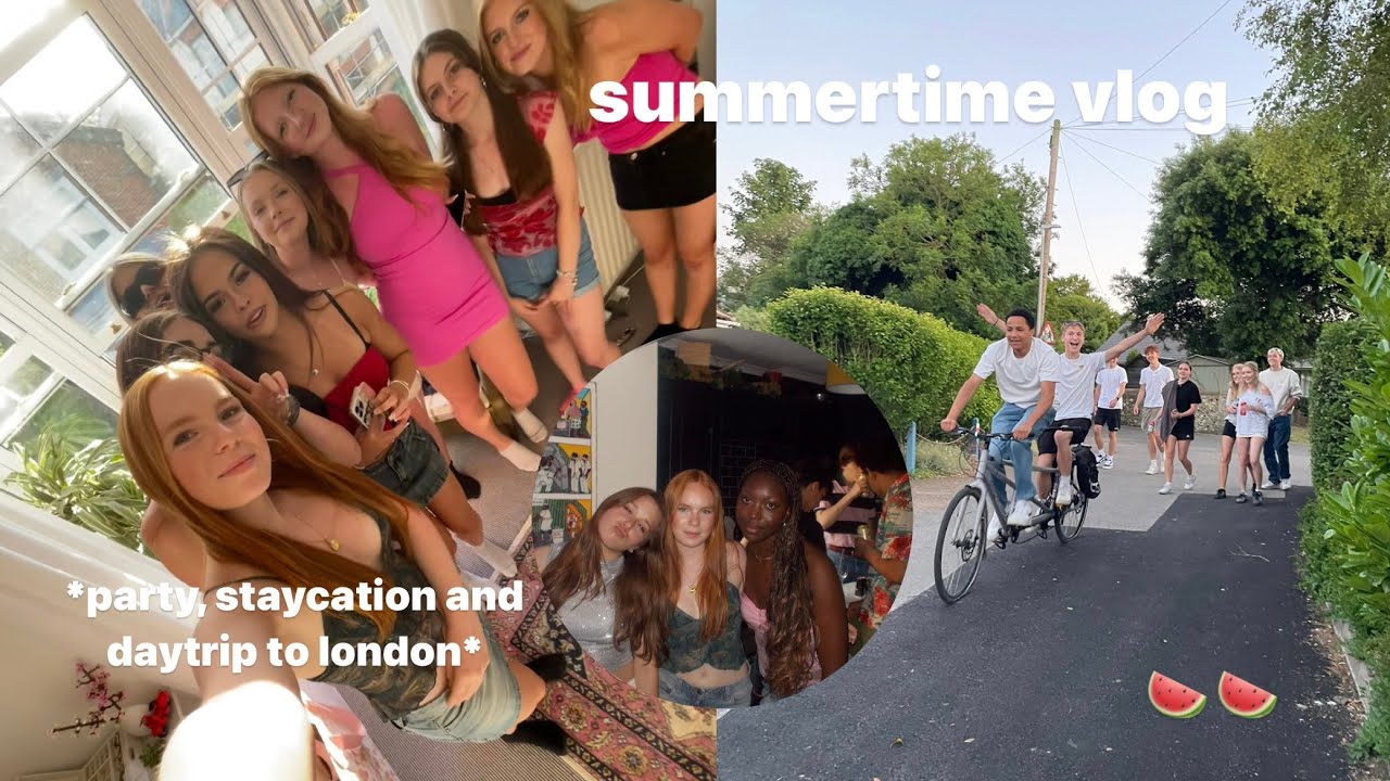 summer diaries | staycation, london in summer, house party