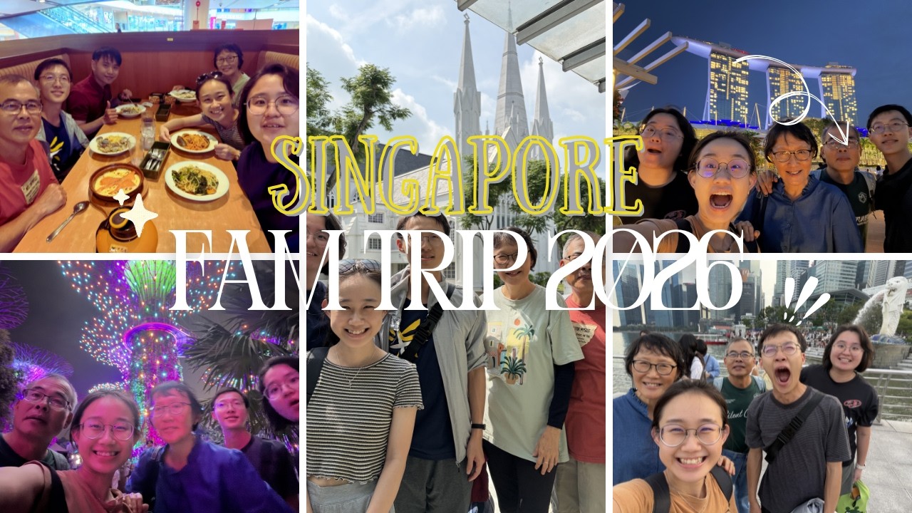 T R A V E L V L O G: 2026 Singapore family trip