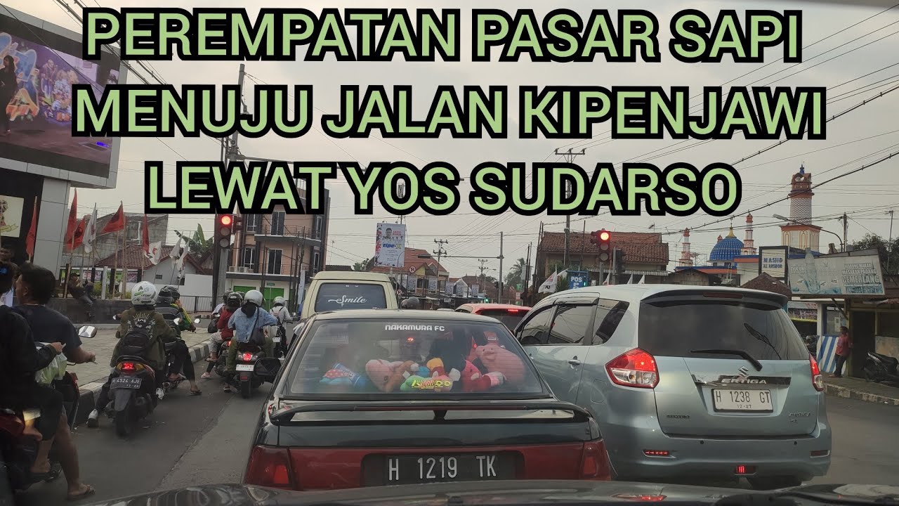 PEREMPATAN PASAR SAPI MENUJU KE JALAN KIPENJAWI LEWAT YOS SUDARSO || KOTA SALATIGA JAWA TENGAH
