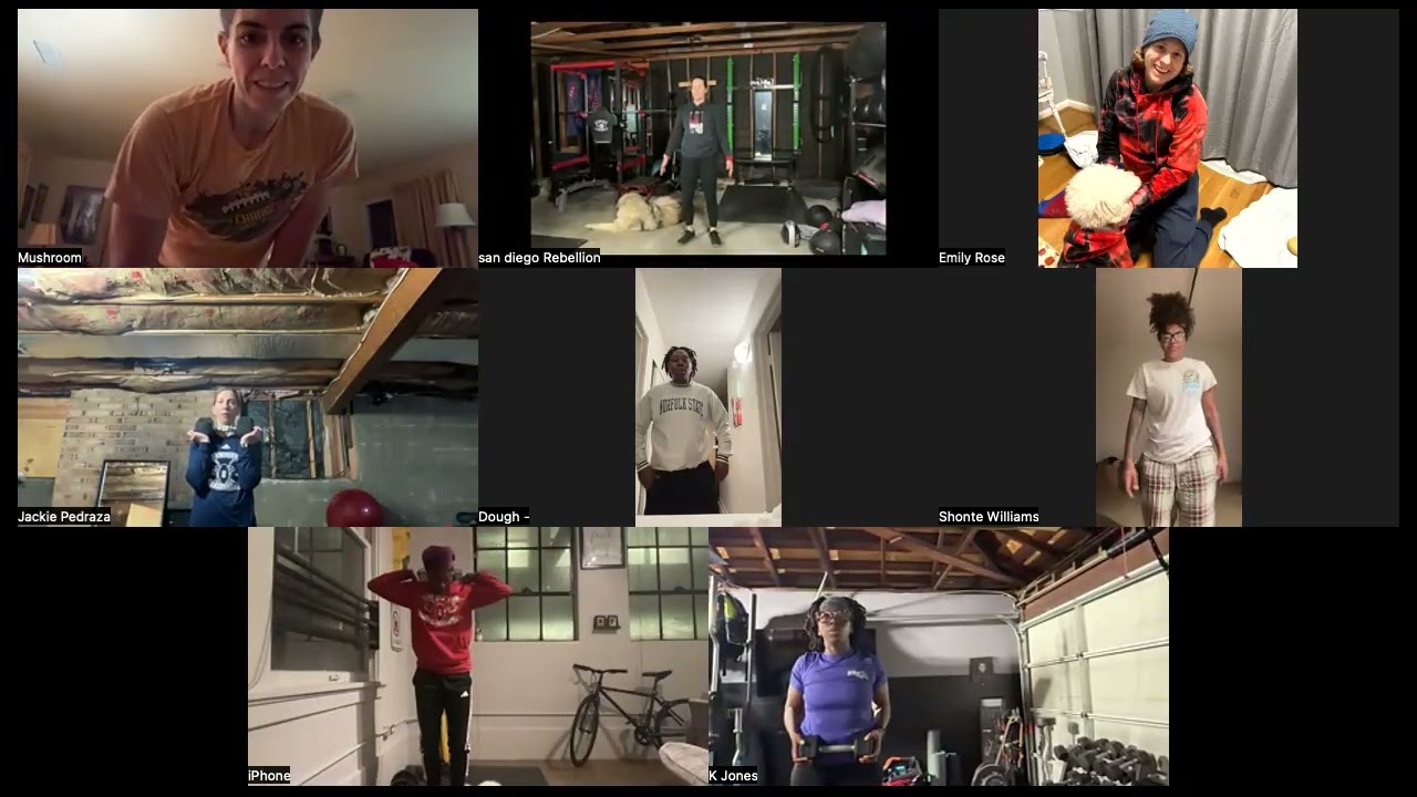 San Diego Rebellion 1/23/2026 Breakfast Crew Workout
