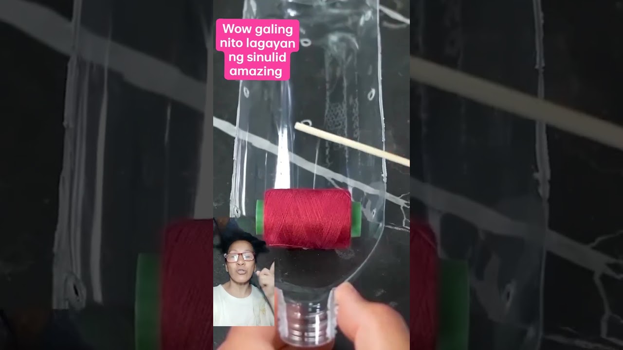 Diy bote lagayan ng sinulid