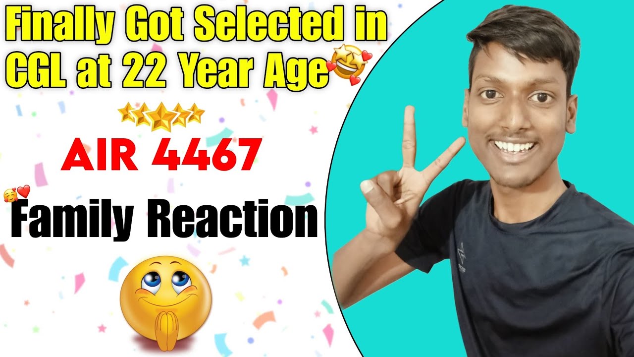 My Family Reaction after my Cgl result | Finally Selected in ssc cgl 2024 as Accountant #cglmains