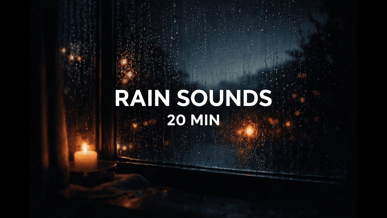 Rain Sounds & Brown Noise for Deep Sleep | 30 Min Minimal Night Ambience