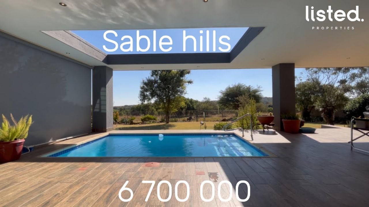 Luxury 6.7 million Rand family home for sale in sable hills