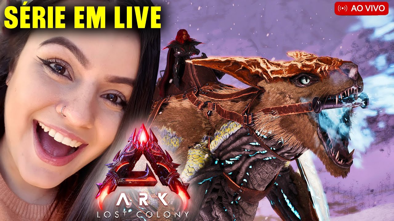 🔴ARK LOST COLONY🔴HOJE É O DIA DE CAÇAR UM CÃO DA LUA!!! (!pix) (!membro)