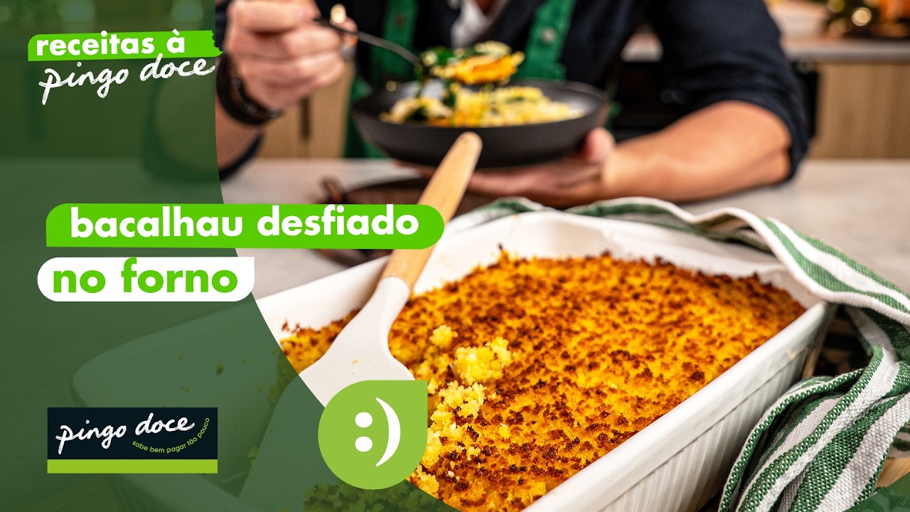 Bacalhau Desfiado no Forno | Receitas | Pingo Doce