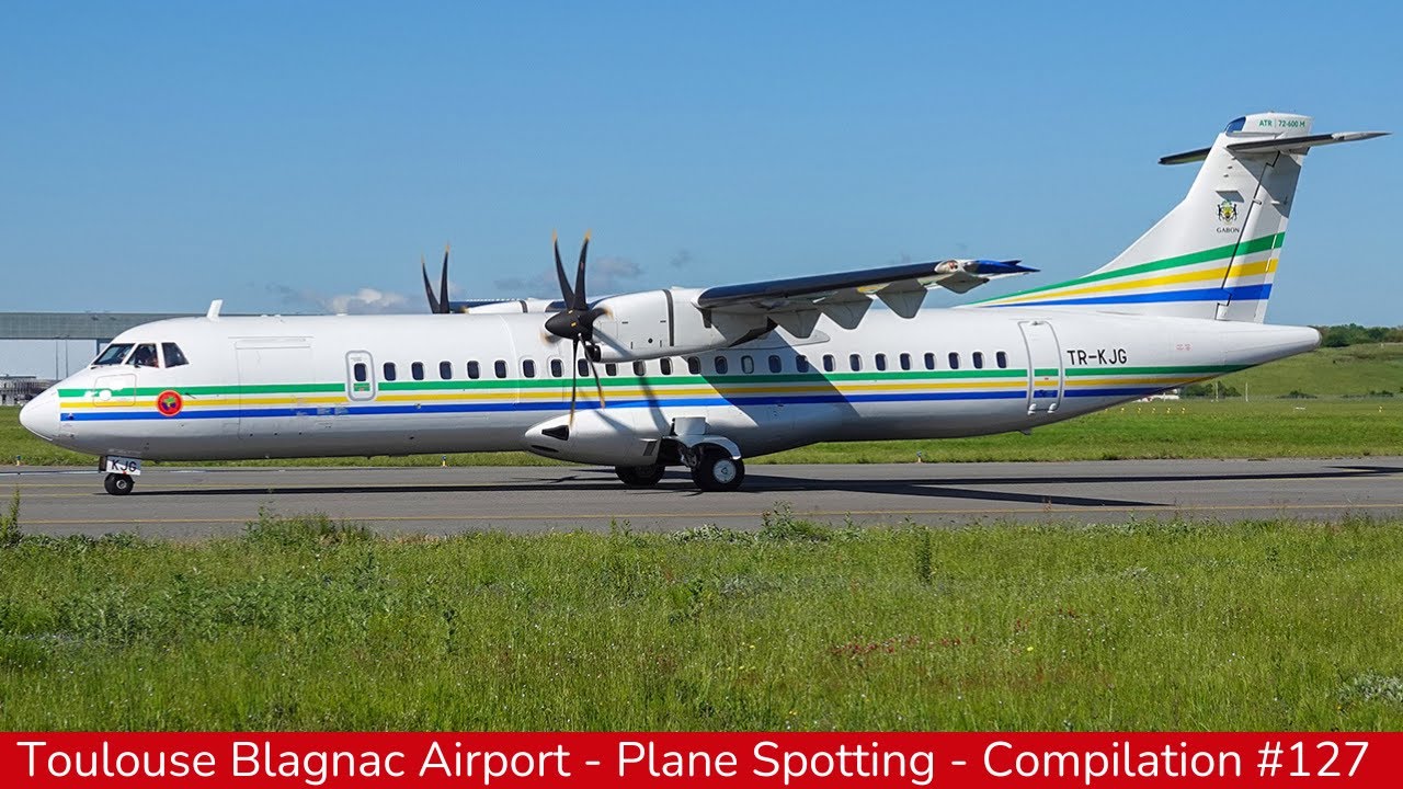 TOULOUSE Blagnac Airport, Plane Spotting, Compilation #127  with Global Jet, USAF, Beluga... (2025)